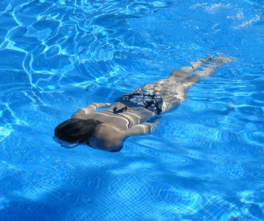 I swim