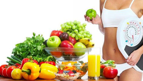 Vegetables and fruit for weight loss