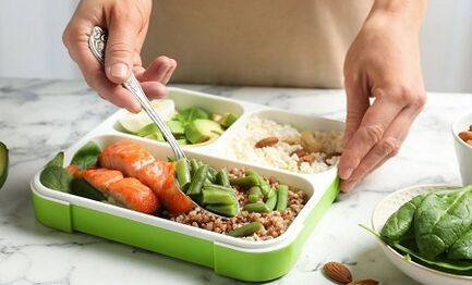 nutritional correction to lose weight in the abdomen and hips